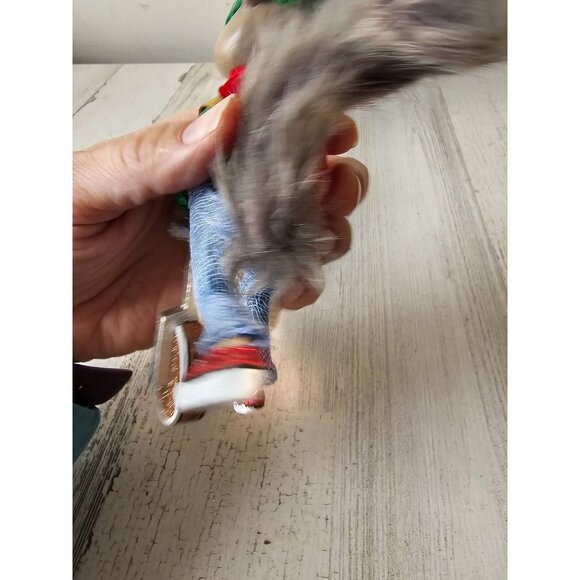 Grandin road Sugarplum sammy Squirrel nutmeg gardener farmer statue figurine Xma - Picture 6 of 10